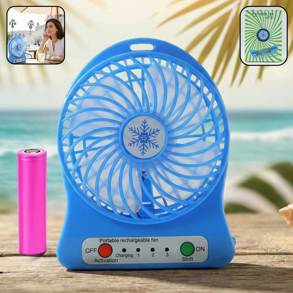 Portable Rechargeable Mini Table Fan