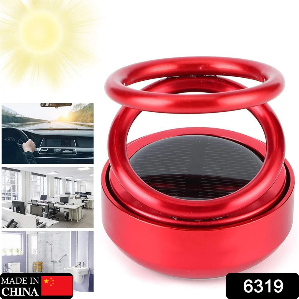 Solar Car Aroma Diffuser 360° Rotating Design.