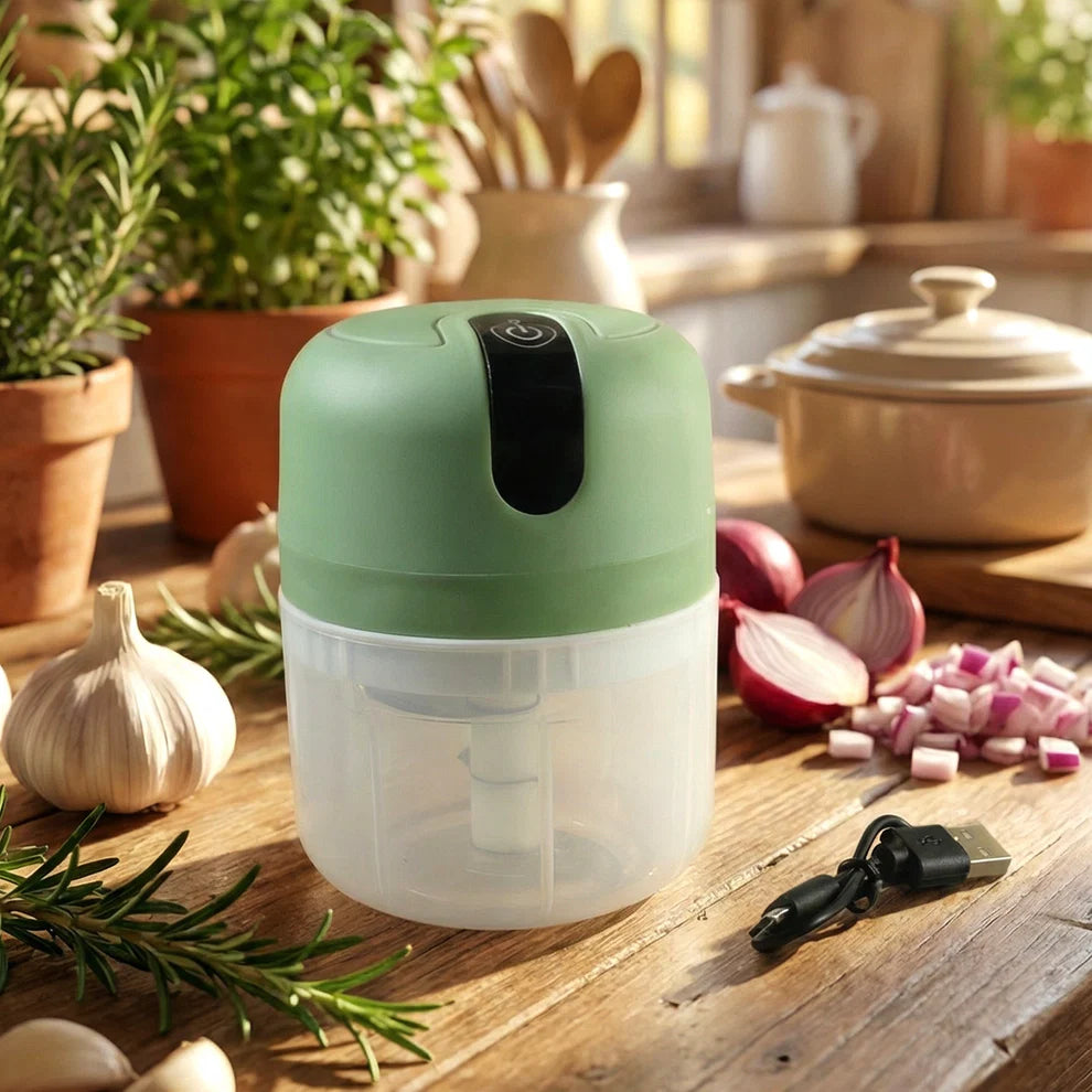 Mini Electric Food Processor & Vegetable Chopper