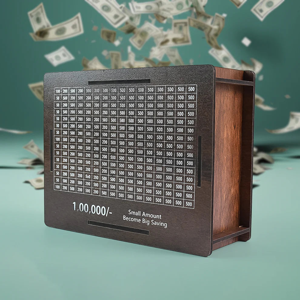 Wooden Money / Piggy Bank, Money Box