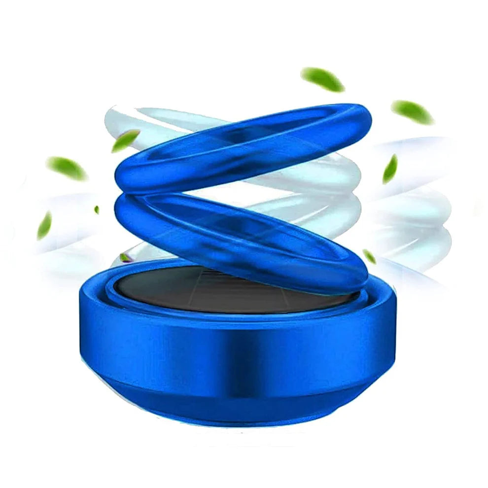 Solar Car Aroma Diffuser 360° Rotating Design.