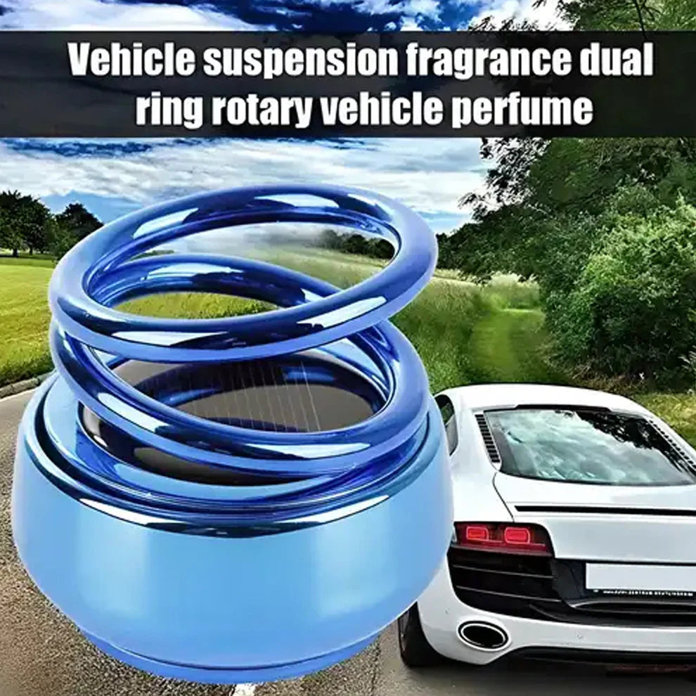 Solar Car Aroma Diffuser 360° Rotating Design.