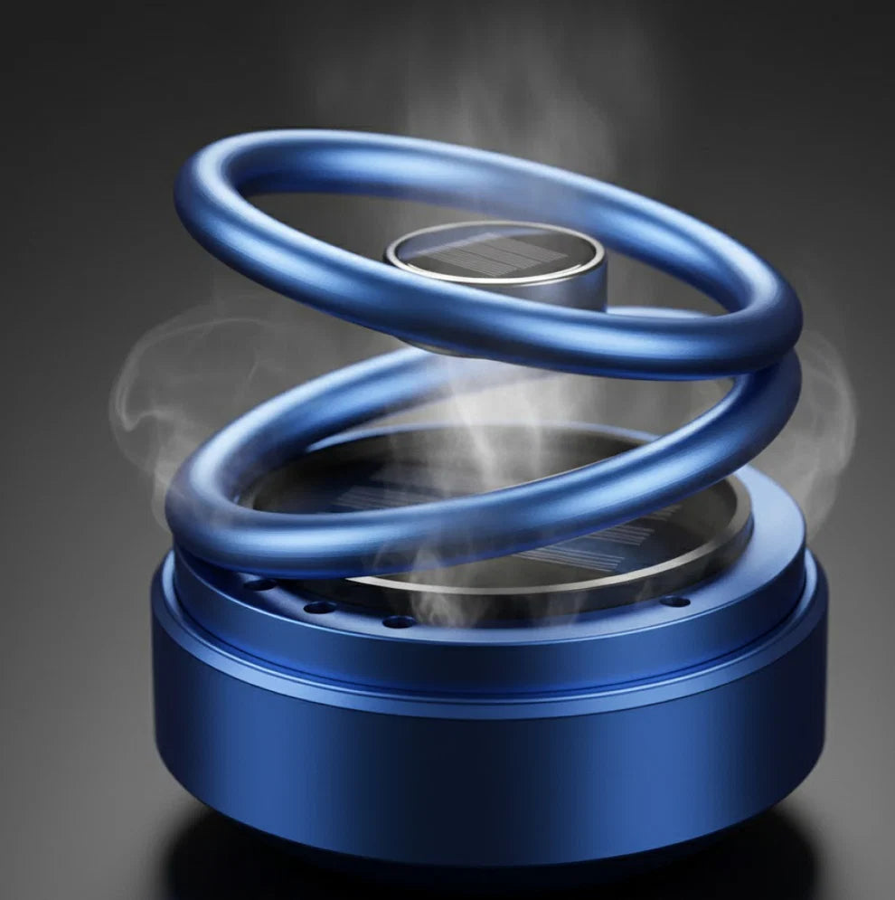 Solar Car Aroma Diffuser 360° Rotating Design.