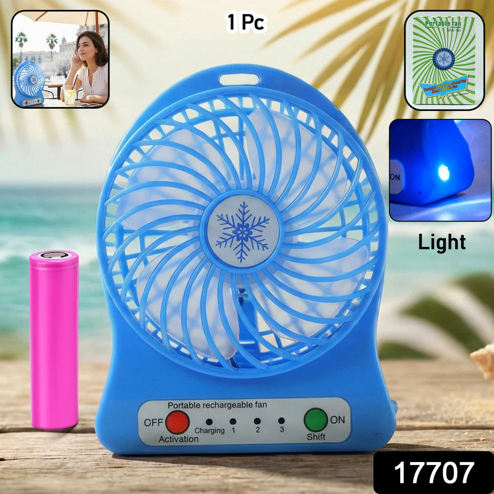 Portable Rechargeable Mini Table Fan