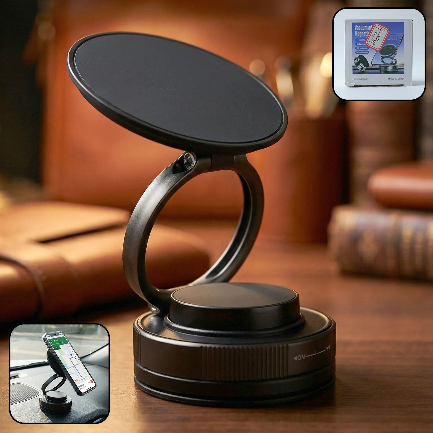 360° Rotatable Magnetic Mobile Phone Holder Stand